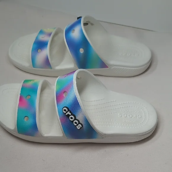 CROCS Classic Sandals Solar Rainbow - Picture 3 of 7
